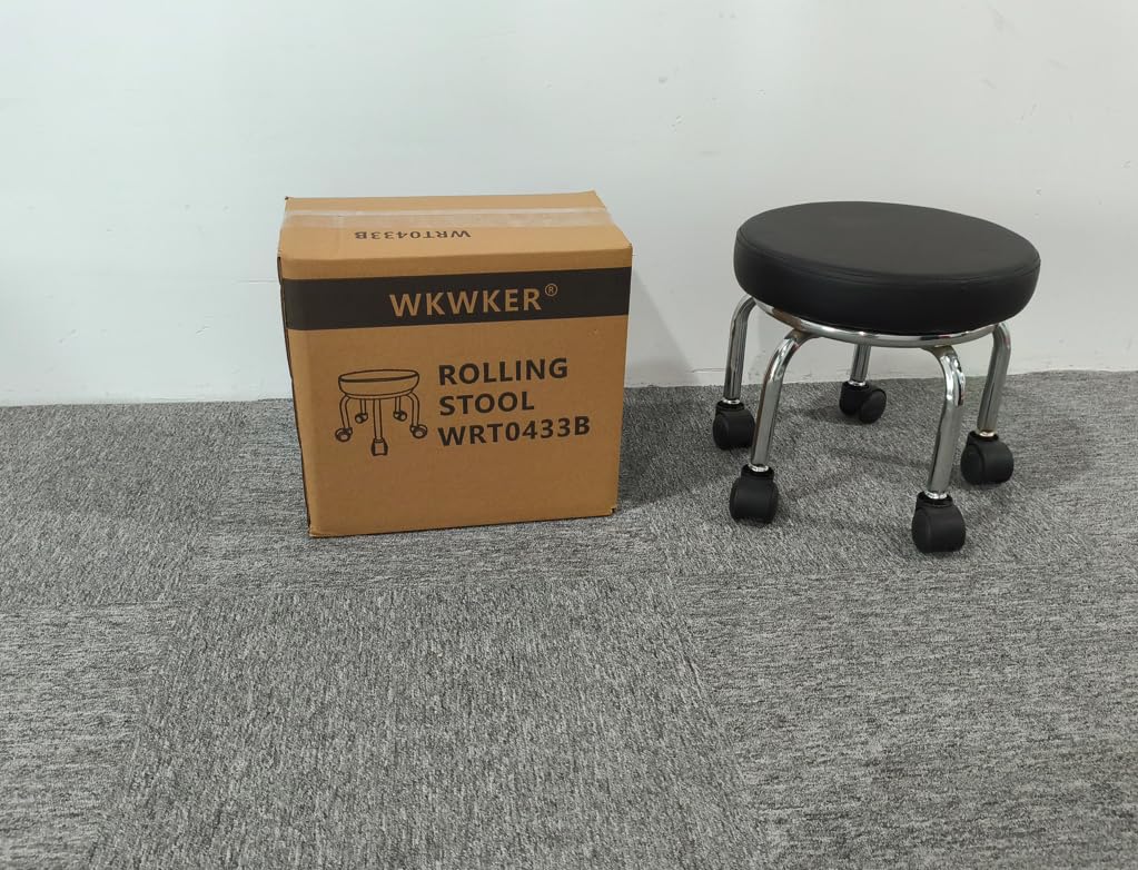 WKWKER stool in garage use aiding repair work and movement