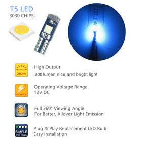 WLJH ice blue T5 side profile illustrating slim form factor for tight dash sockets