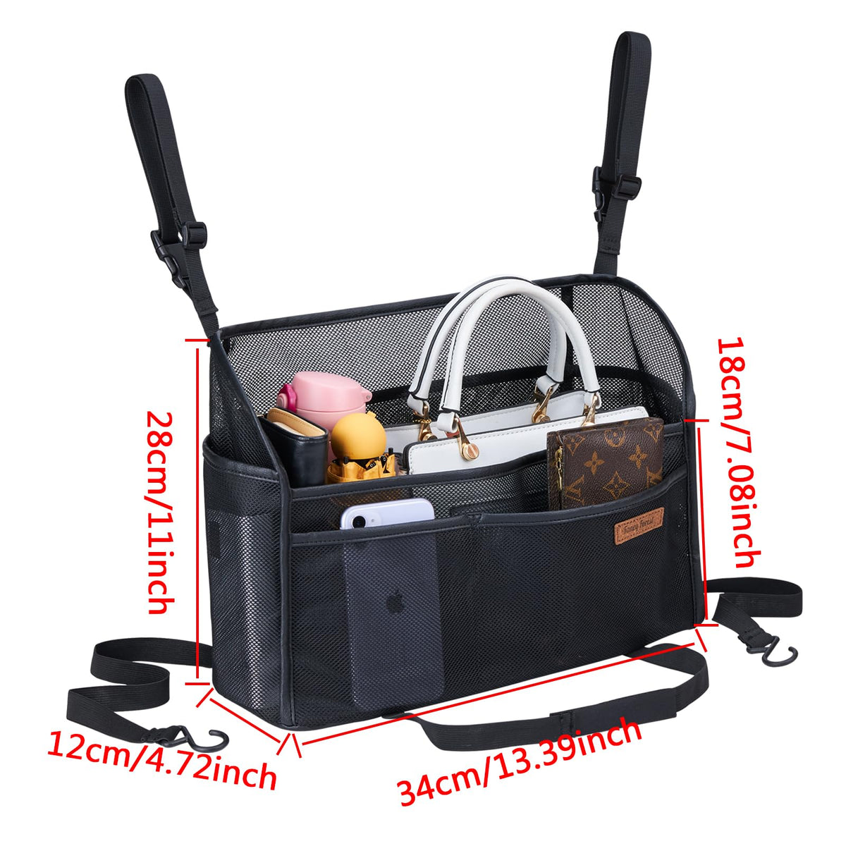 WLLWOO side pocket holding tablet for safe device storage