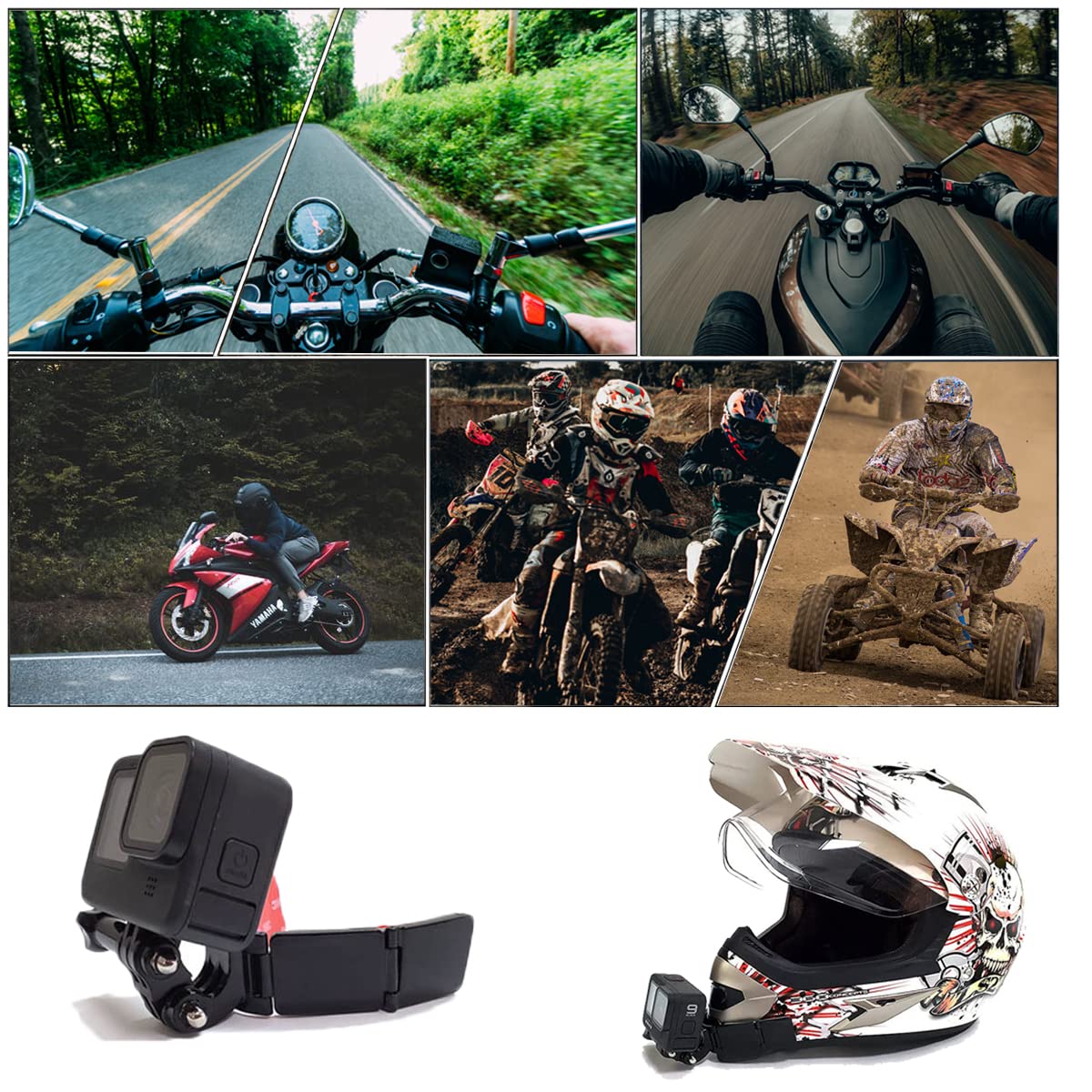 WLPREOE mount on helmet side profile showing low-drag advantage