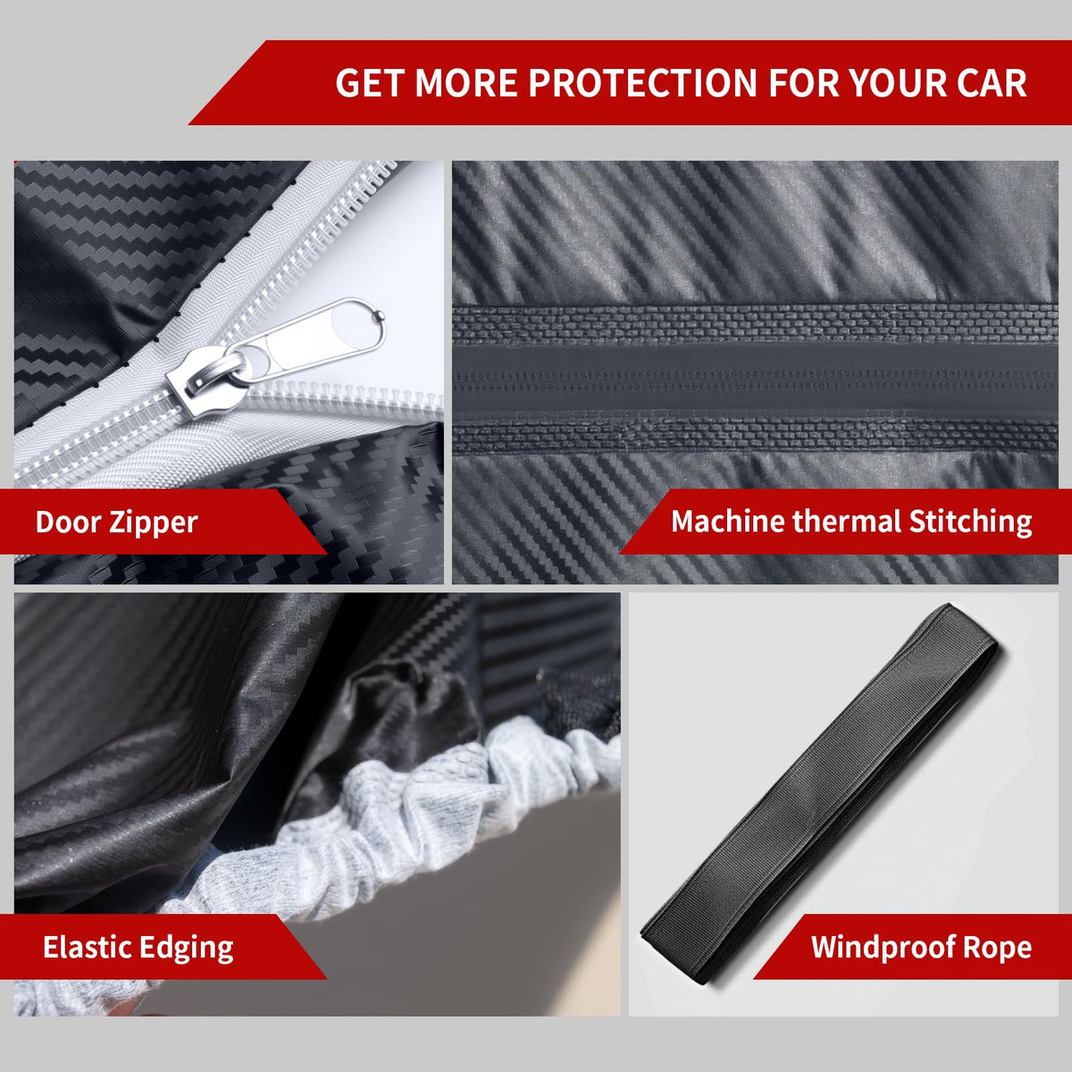 WMCHEYI soft inner lining close-up protects paint from scratches