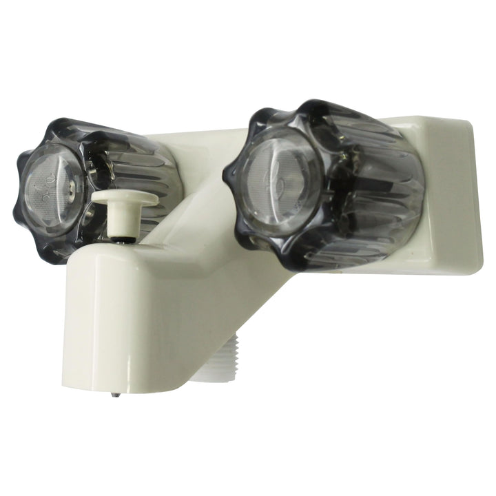WMF front view parchment faucet showing compact profile and easy fit