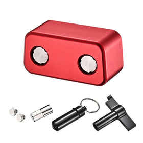 wmLzhen front view of OBD2 protector showing locked fit and visible security