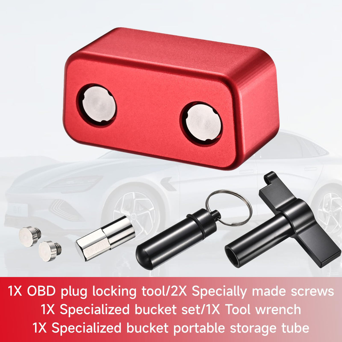 wmLzhen label and included screws showing organized contents for easy install