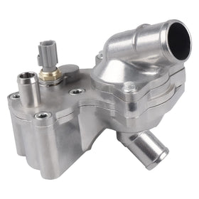 WMPHE front view of aluminum thermostat housing showing fitment and durability