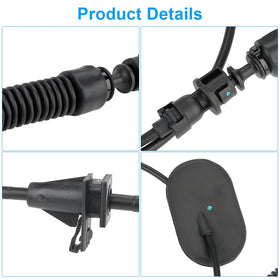WMPHE cable installed under hood demonstrating correct routing and improved gear control
