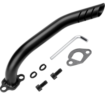 WNOOENG front view of exhaust header showing fitment benefit
