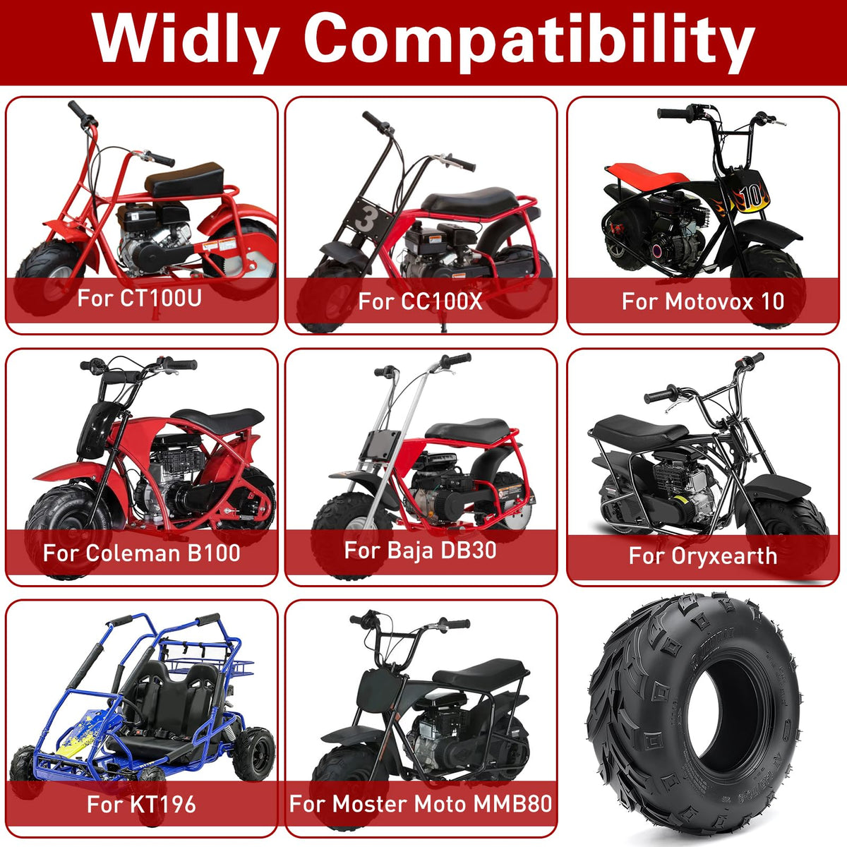 WNOOENG packaging and contents with tire and TR412 valve included