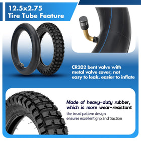 WNOOENG bent CR202 valve stem close detail showing easy-access inflation