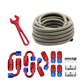 WnSEu included clamps and AN6 wrench for secure installation and correct tightening