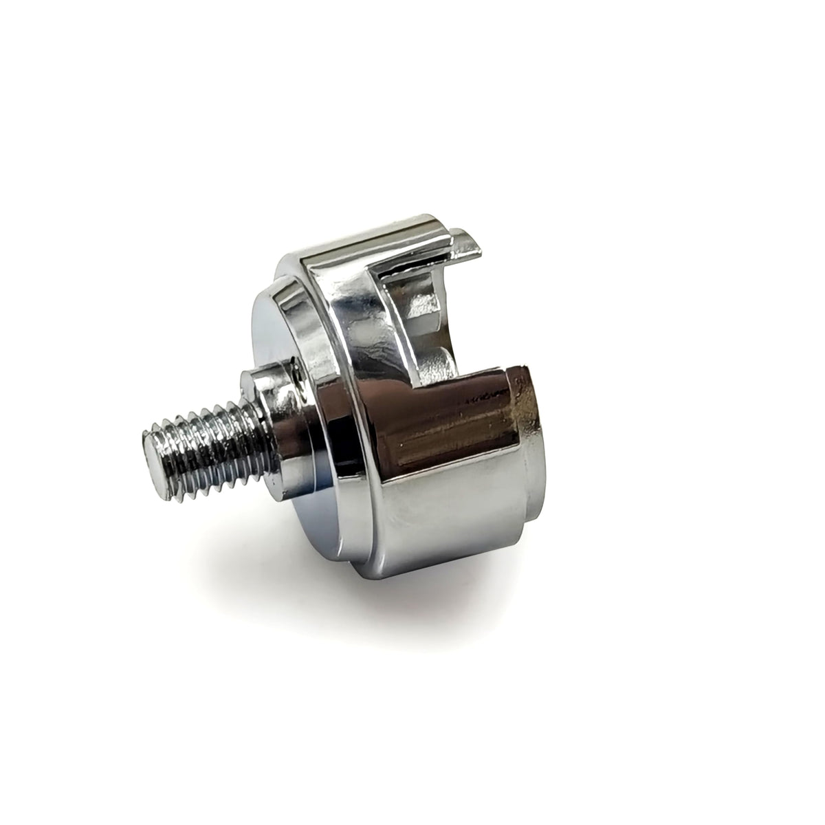 WnSEu adapter chrome finish closeup showing corrosion resistance