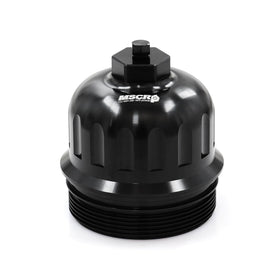 WnSEu front view of billet fuel filter cap showing fit and finish