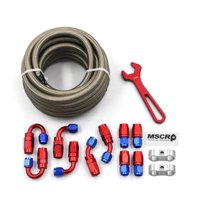WnSEu hose routed in an engine bay to demonstrate fitment and professional installation benefit
