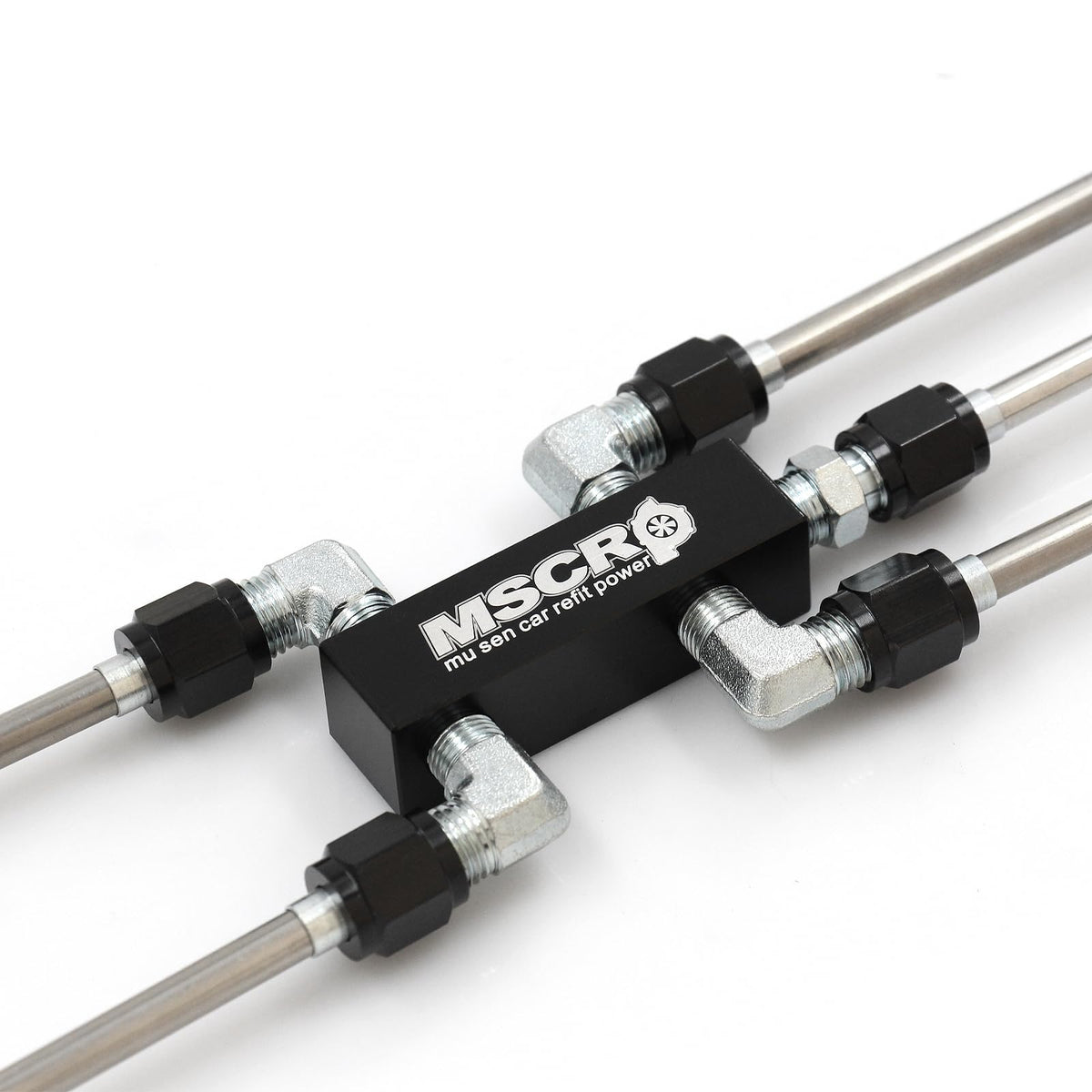 WnSEu detailed shot of AN4 fittings demonstrating secure threads and easy compatibility with hoses