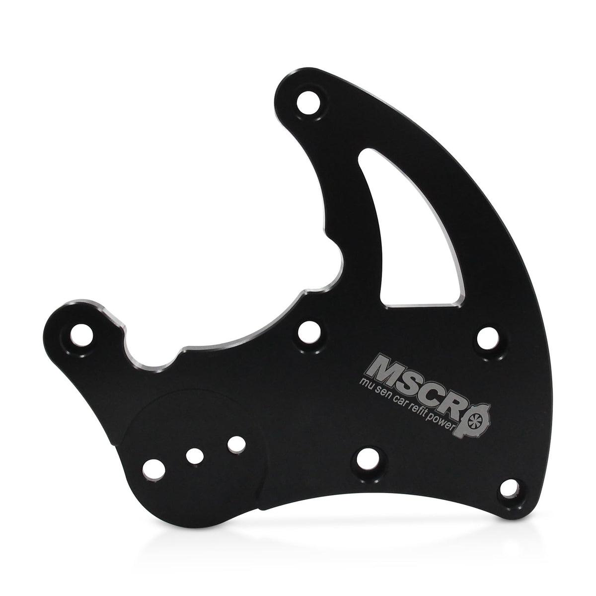 WnSEu bracket installed on LS Vortec engine demonstrating correct high-mount positioning