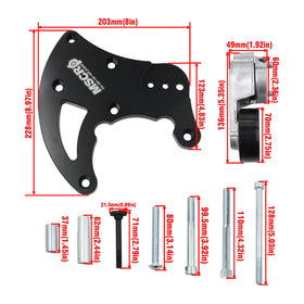 WnSEu packaged kit layout displaying bracket and hardware for straightforward inspection