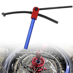 WnSEu support rod fitted into axle demonstrating secure fit benefit