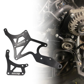 WnSEu side angle installed on LS engine highlighting correct belt alignment