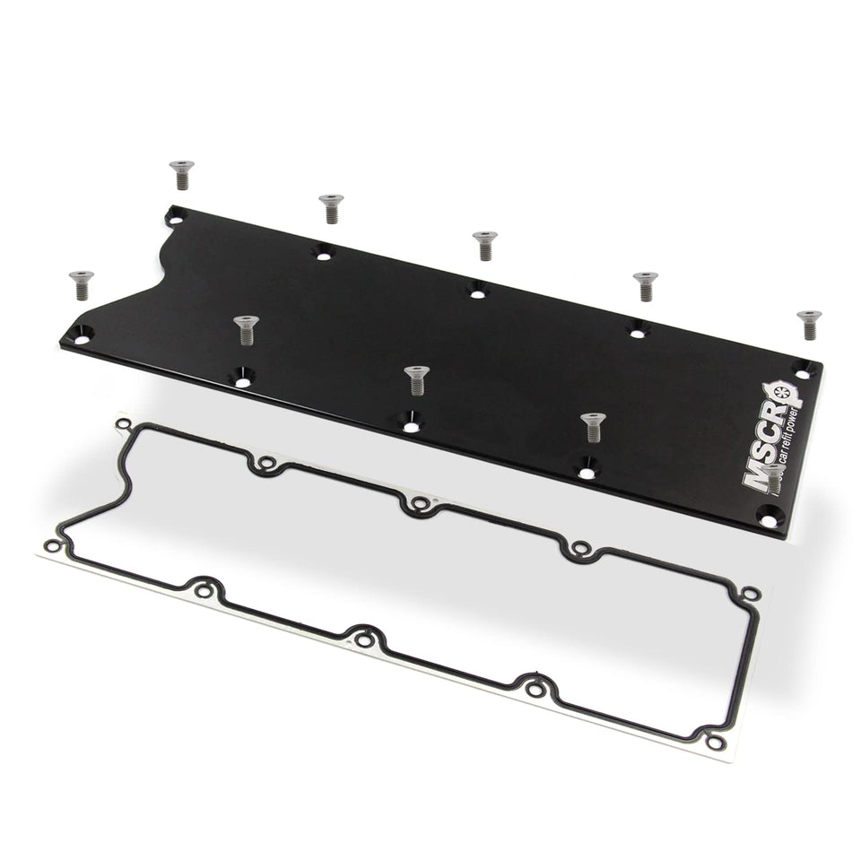 WnSEu valley cover front view showing exact bolt pattern and fit benefit