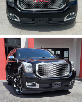 Wocch bracket installed on GMC Yukon bumper restoring factory look