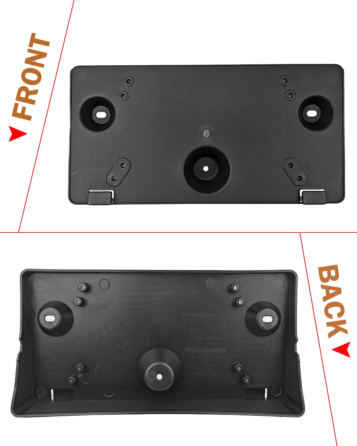 Wocch bracket installed on Ford Explorer bumper demonstrating clean fit