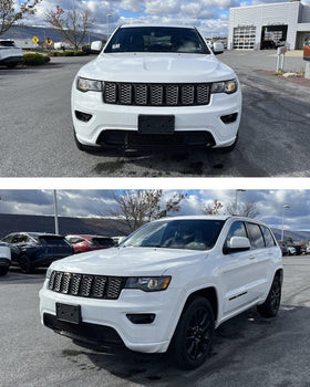 Wocch bracket installed on Jeep Grand Cherokee bumper showing secure mount