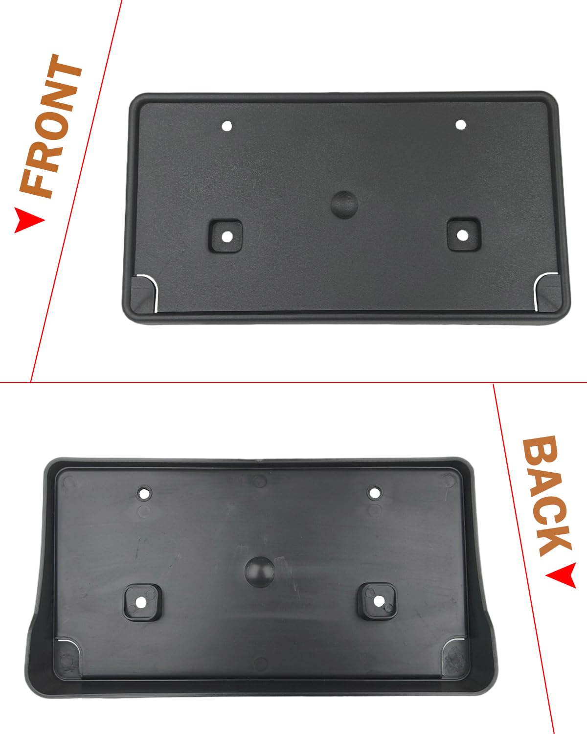Wocch bracket installed on Ram plastic bumper demonstrating exact fit