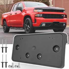 Wocch front license plate frame front view showing clean OEM fit