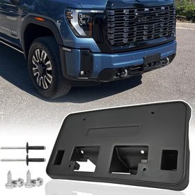 Wocch front license plate bracket front view showing clean fit and secure mount