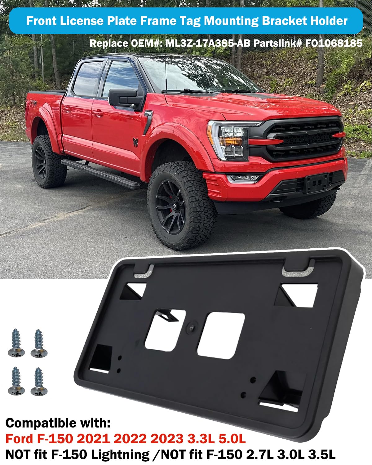 Wocch bracket installed on F-150 bumper showcasing secure fit