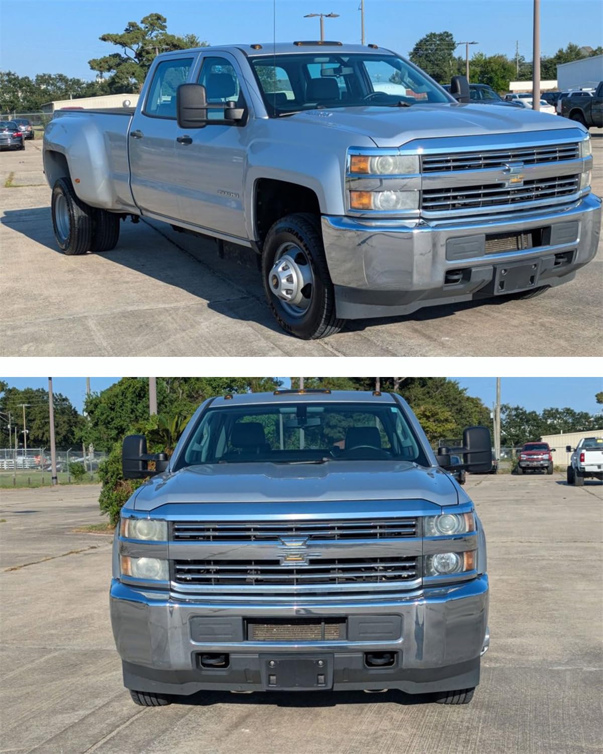 Wocch lifestyle image of Silverado front with bracket enhancing appearance