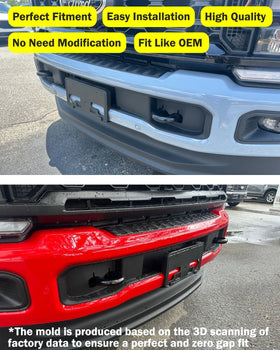 Wocch side profile fitment demonstrating low-profile match to bumper