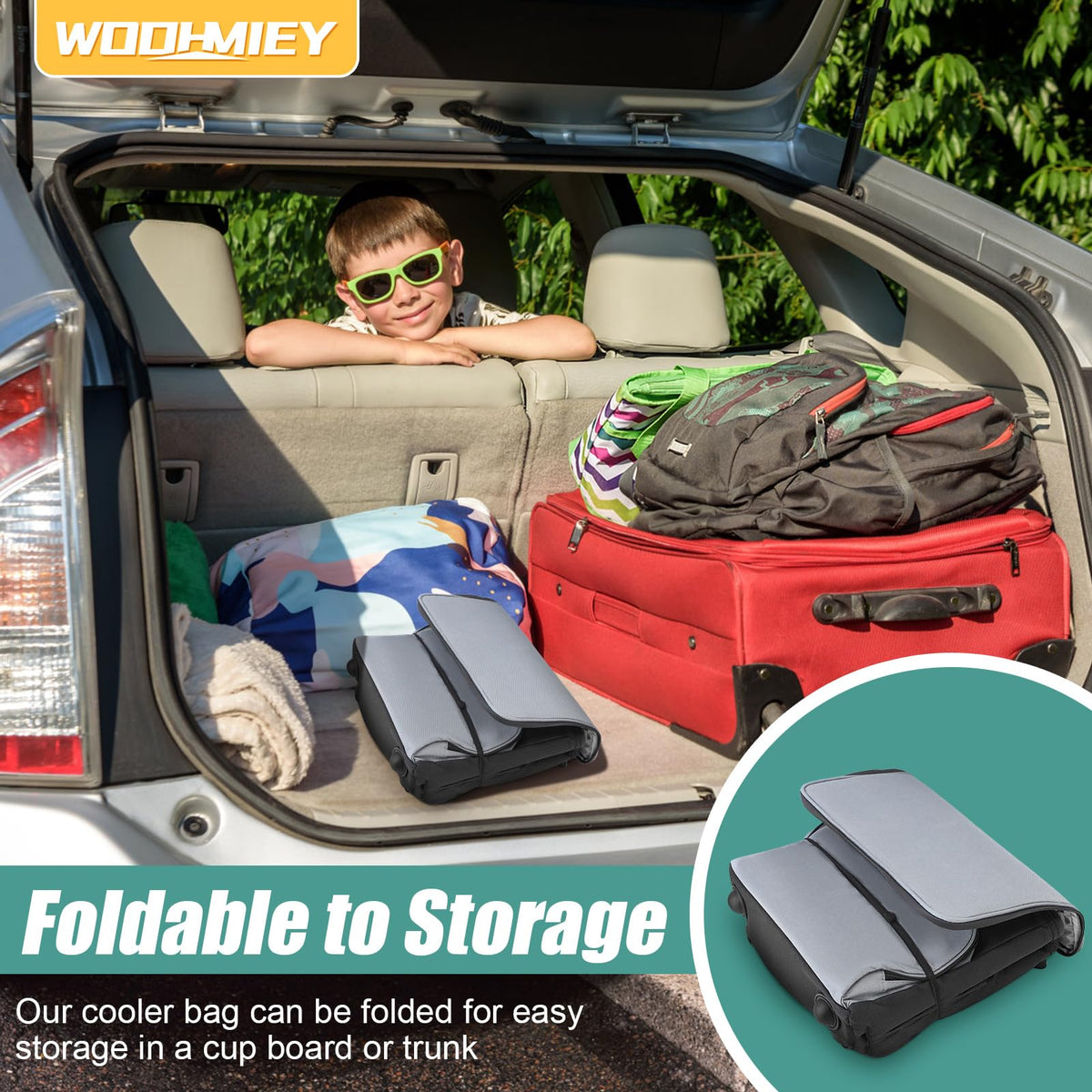 WODHMIEY shoulder strap and handle for comfortable carrying