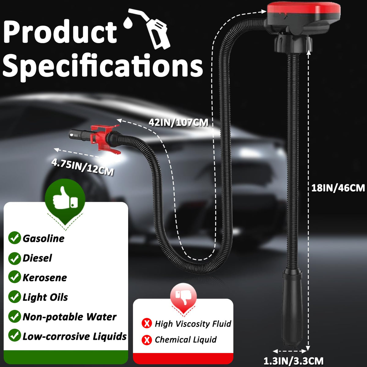 Wodli pump in use refilling a car tank illustrating quick field operation