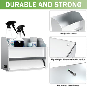 woiron bracket installed in race trailer benefit: secure, space-saving storage