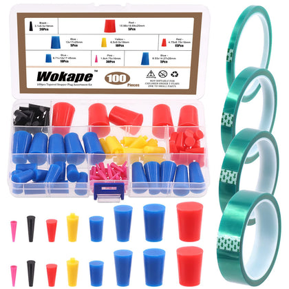 Wokape front packaging showing full 105-piece kit and labels for quick identification and benefit