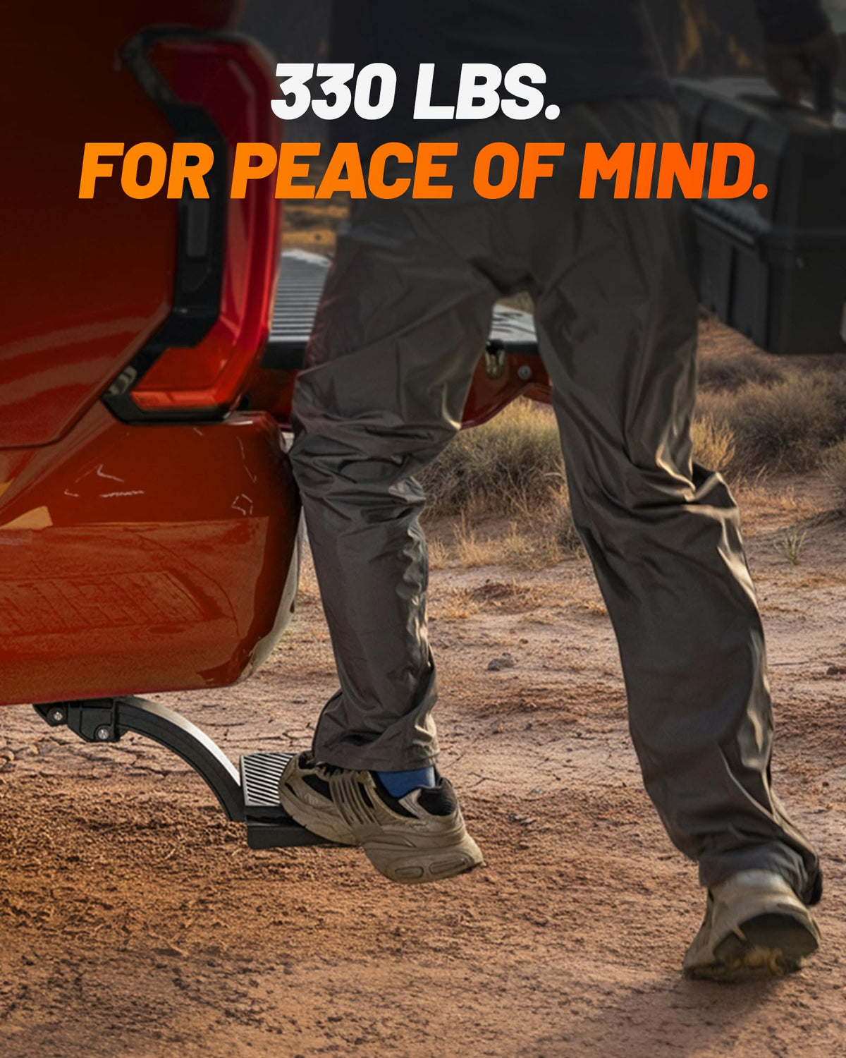 WOLFBOX folded flush in tailgate protecting mechanism when unused