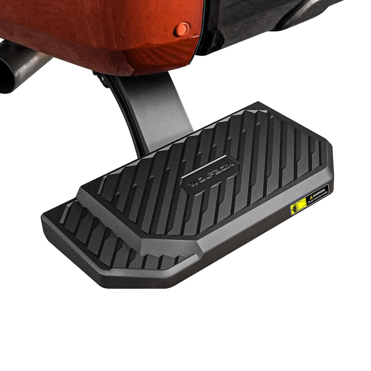 WOLFBOX front-mounted step on Tundra showing secure access benefit