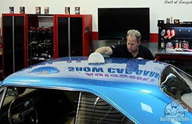 WOLFGANG CONCOURS SERIES in-use on car showing safe, scratch-free cleaning