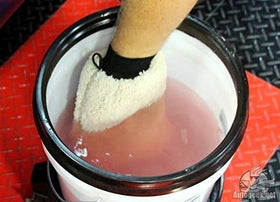 WOLFGANG CONCOURS SERIES pouring concentrate into bucket demonstrates easy mixing