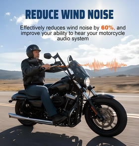 WOLFLINEMOTO rain and debris deflection demonstration showing rider protection
