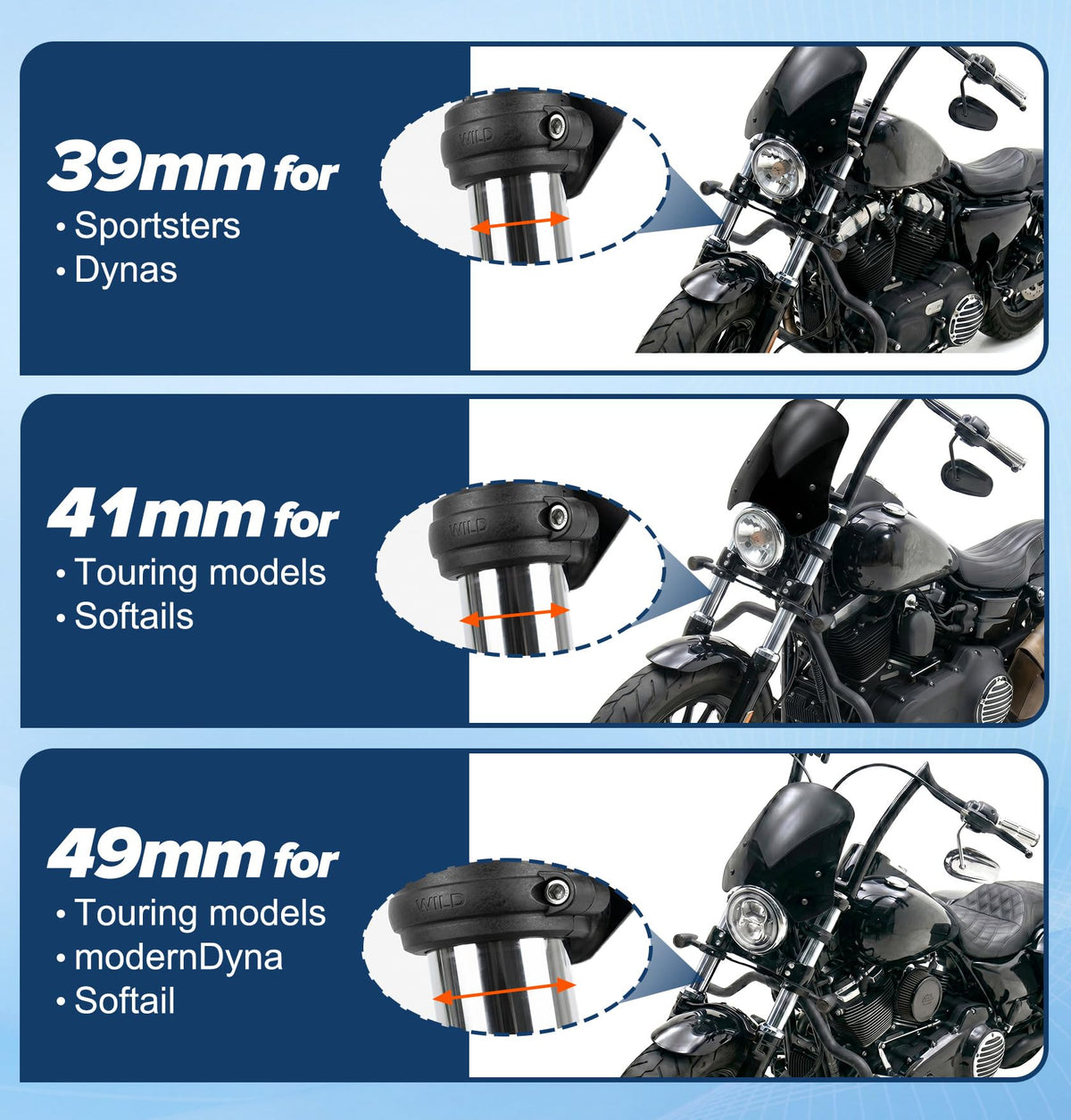 WOLFLINEMOTO scale comparison with helmet showing coverage benefit