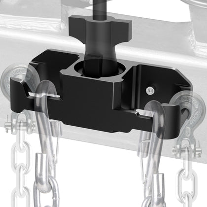 WOLFWILL front view of mounted organizer showing tidy plug storage and safer parking