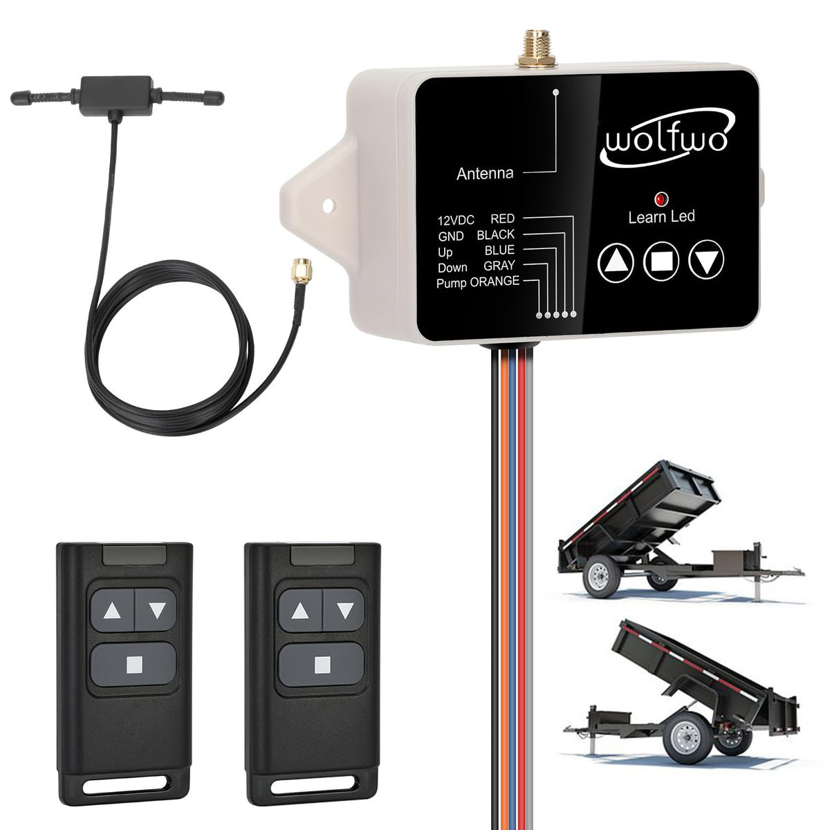 wolfwo front panel view showing controls and mounting points for durable installation benefit