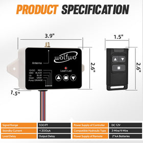 wolfwo receiver wiring close-up with color-coded leads for quick secure installation
