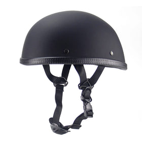Woljay matte black front view showcasing low-profile shell and classic look