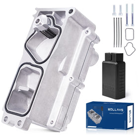 WOLLAHS actuator front view showing mounting flanges and connector for reliable fit