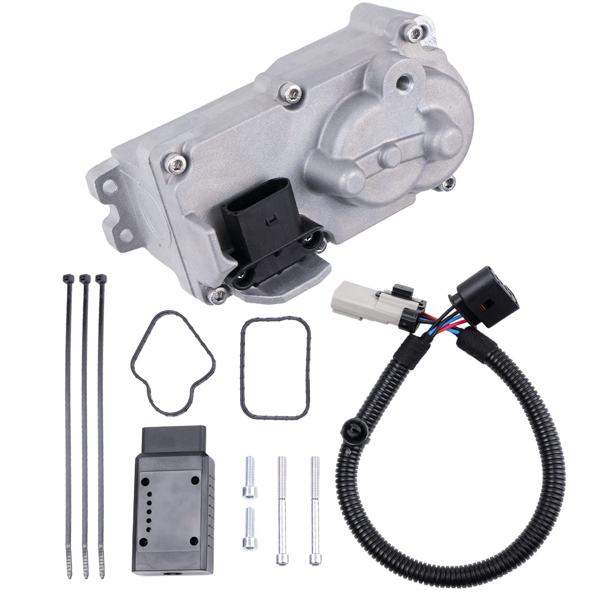 WOLLAHS actuator being fitted in a garage setting showing practical installation workflow