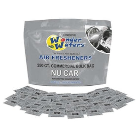 Wonder Wafers container front view showing label and resealable lid benefit freshness
