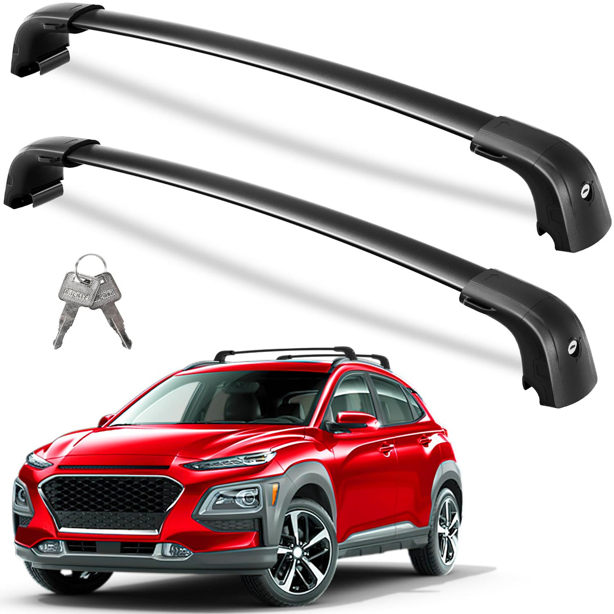 wonderdriver front packaging showing complete crossbar kit and tools for easy install